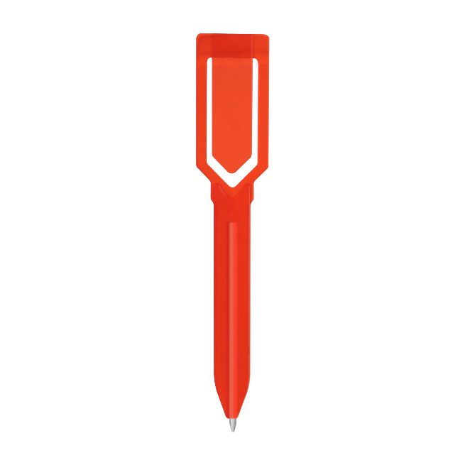cli-fro-roj_zoom Boligrafo Clip Rojo - Image 1
