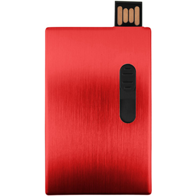 usb-al8-roj_zoom USB Card aluminio 8GB Rojo - Image 1