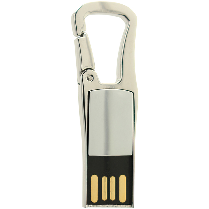 usb-ho8-pla_zoom USB Hook 8GB Plata - Image 1